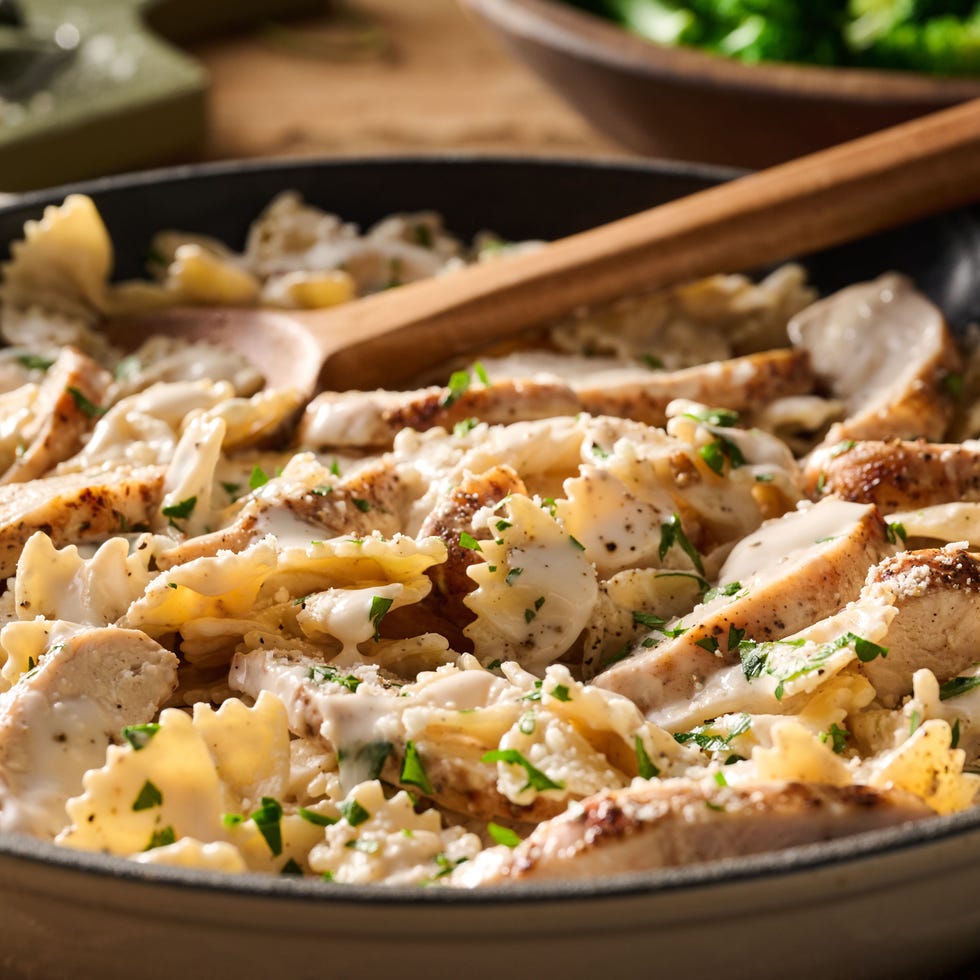Bow Tie Chicken Alfredo