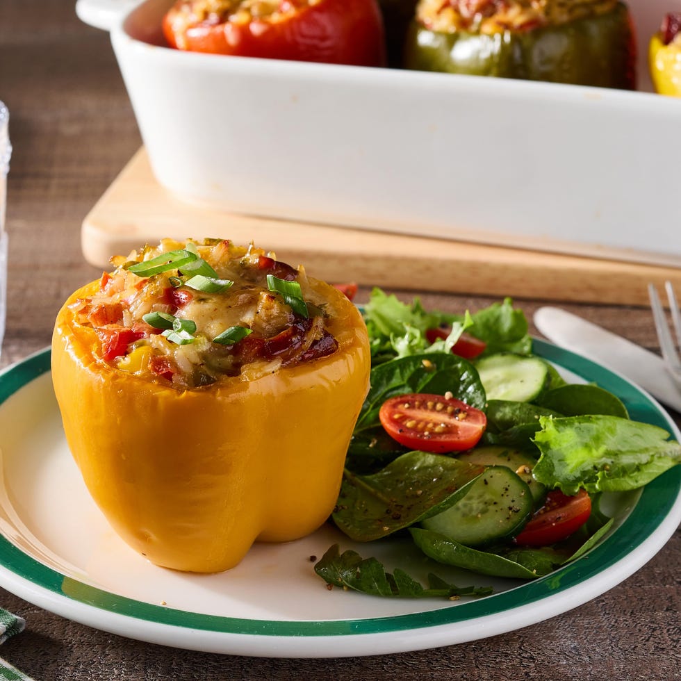 Jambalaya-Stuffed Peppers