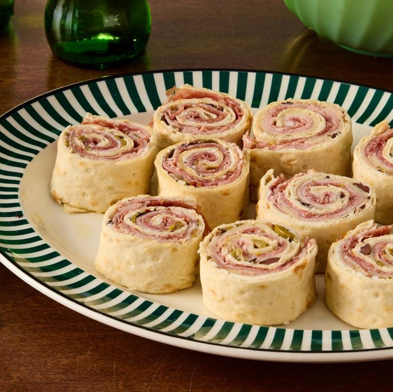 Muffuletta Pinwheels