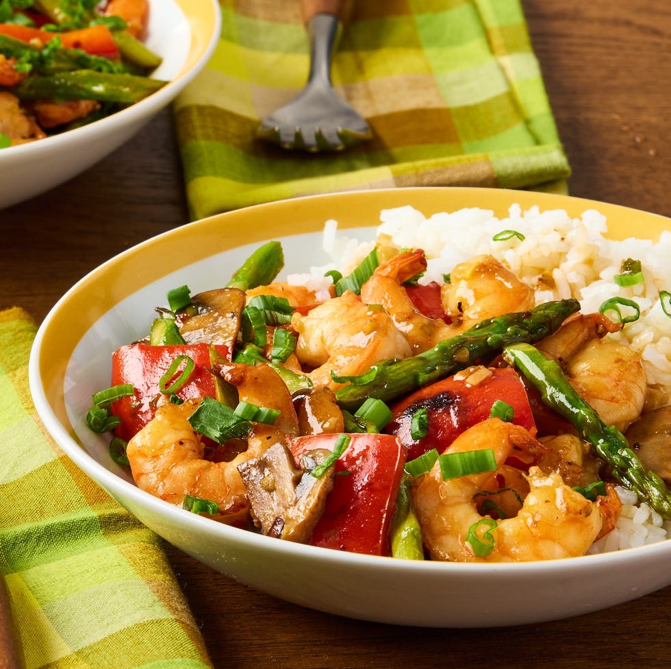 Shrimp Stir-Fry with Asparagus