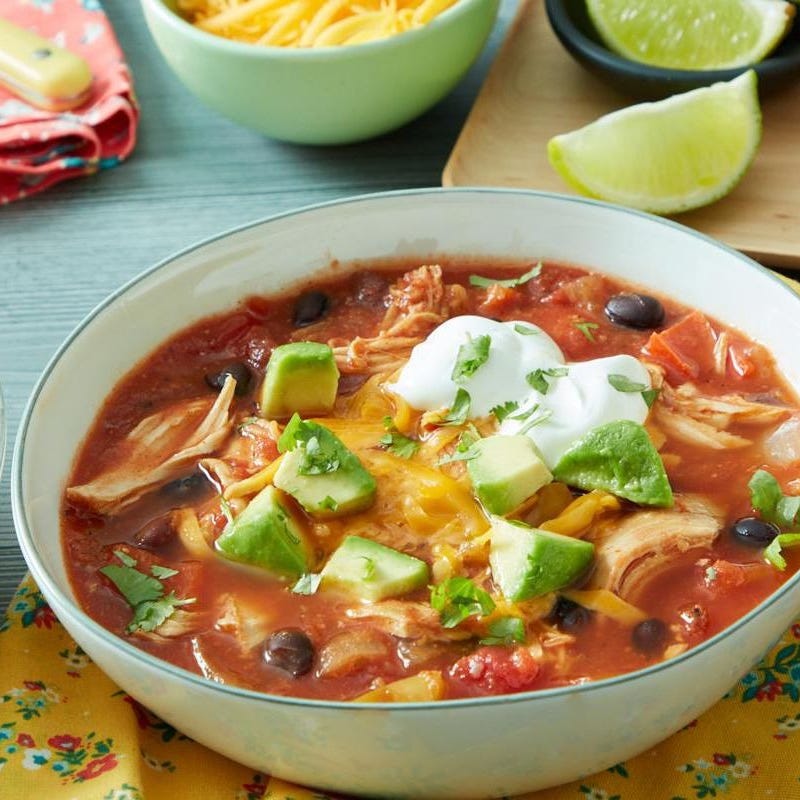 Slow-Cooker Tortilla Soup