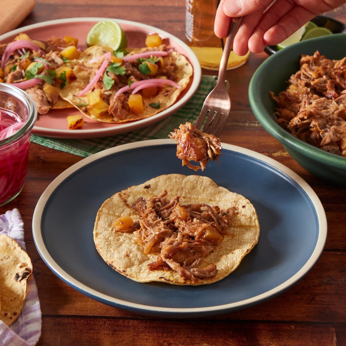Slow-Cooker Pulled Pork Tacos